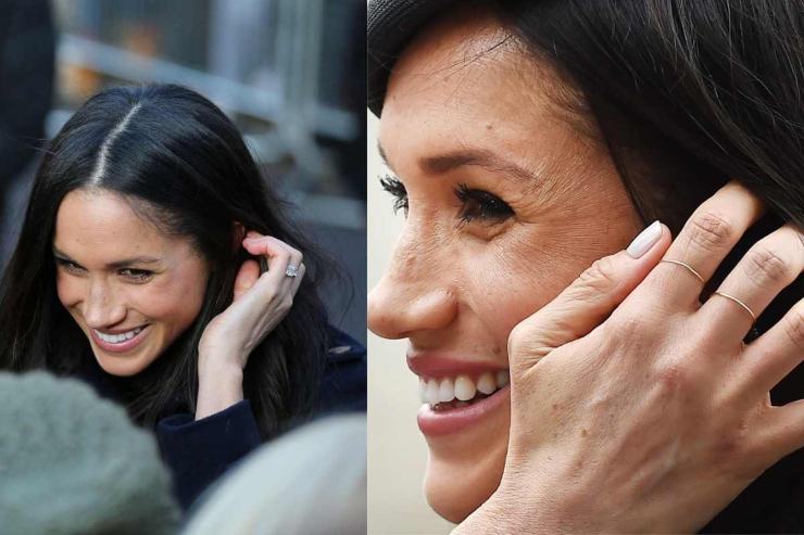 Meghan tocca capelli signifivato