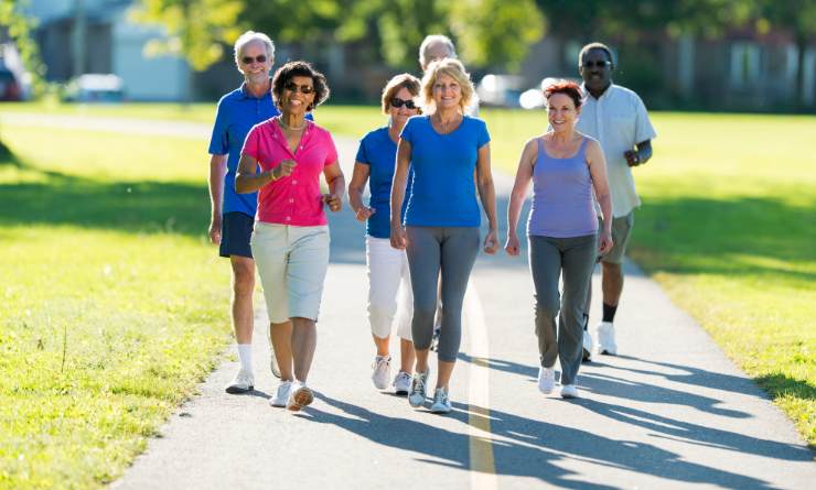 camminata come attività fisica